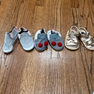 Baby shoe bundle Robeez and myggpp